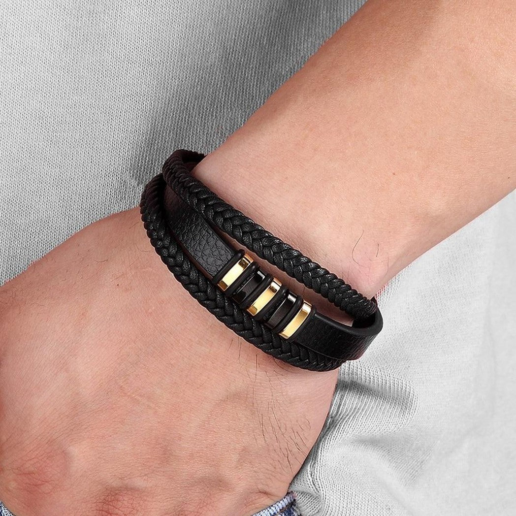 Stilvolle echte Armbänder für Herren