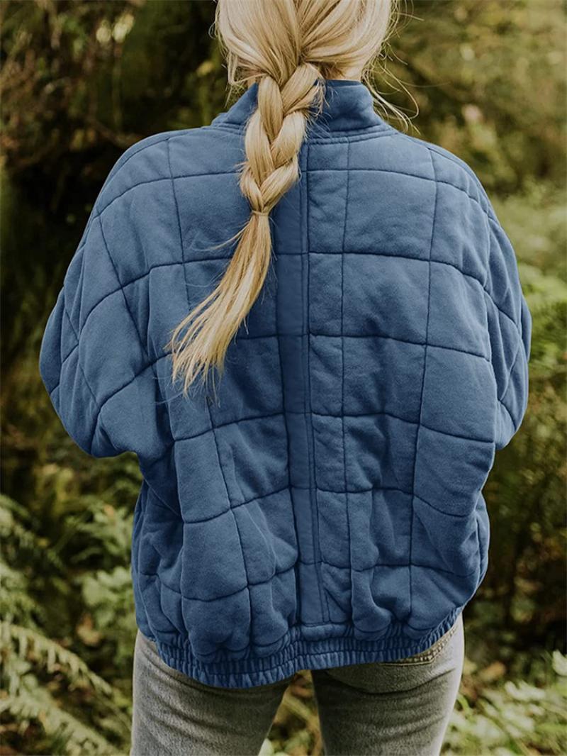 Stilvolle Steppjacke mit Reißverschluss