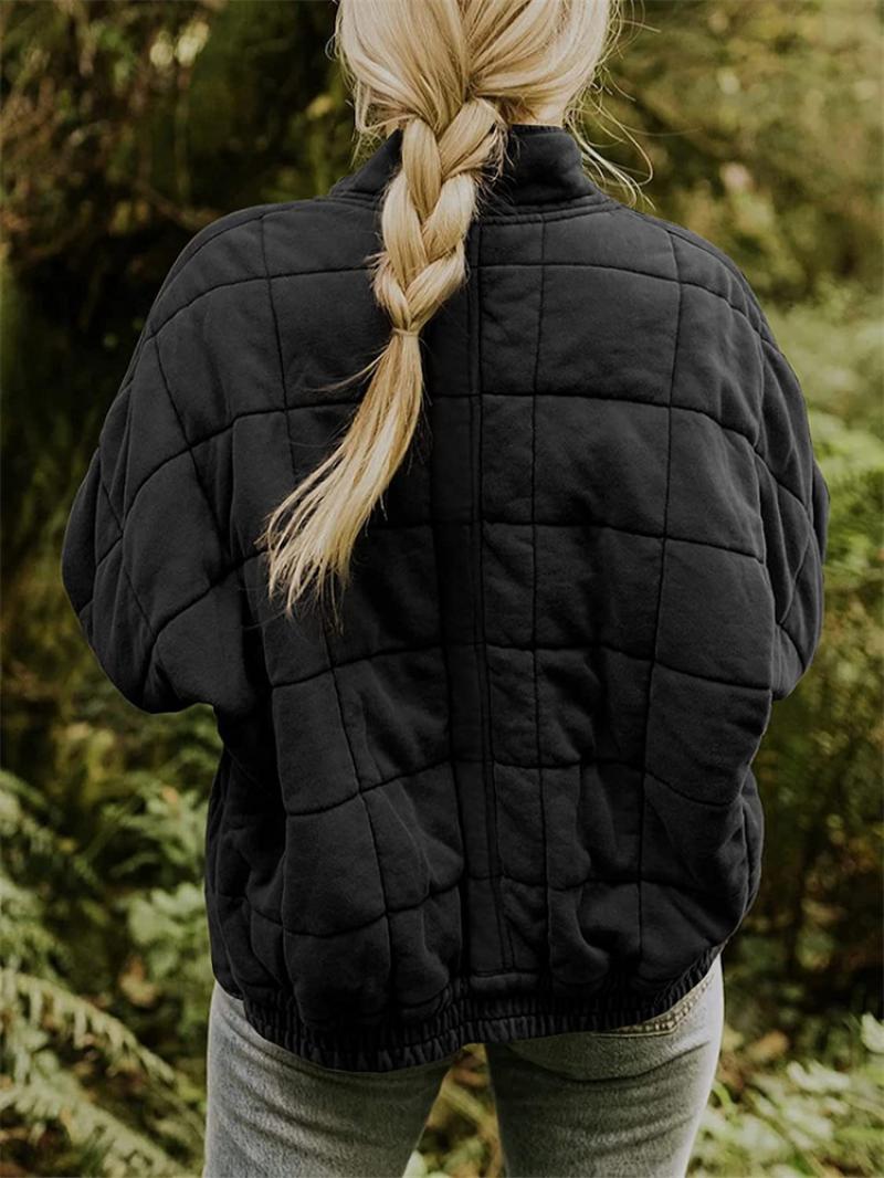 Stilvolle Steppjacke mit Reißverschluss