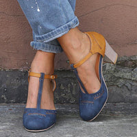 Stilvolle T-Steg-Pumps für Damen