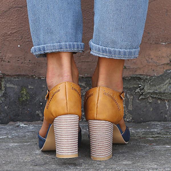 Stilvolle T-Steg-Pumps für Damen