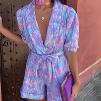 Stilvoller Damen-Jumpsuit mit V-Ausschnitt