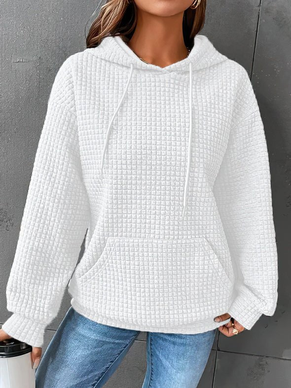 Stilvoller gesteppter Hoodie