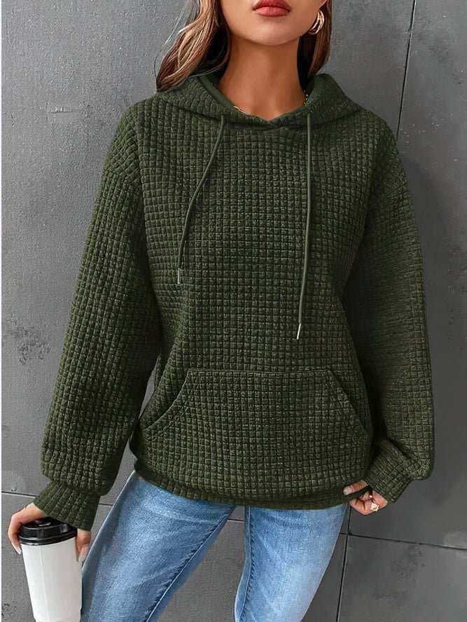 Stilvoller gesteppter Hoodie