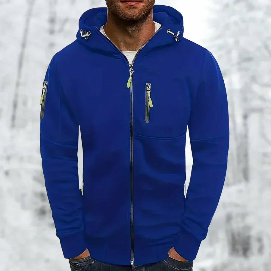 Stilvoller Herren-Hoodie mit Reißverschluss