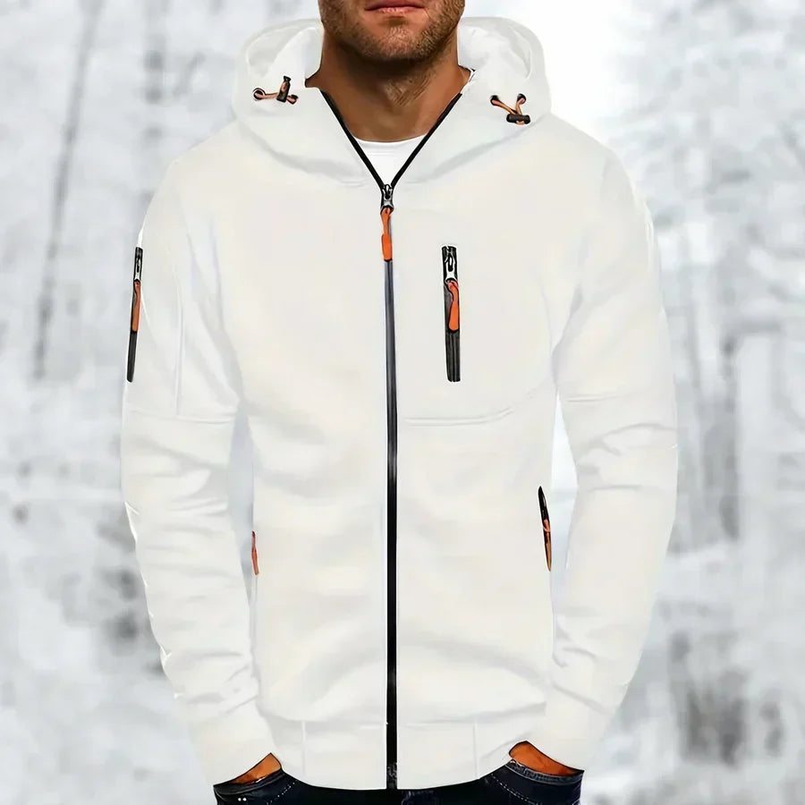 Stilvoller Herren-Hoodie mit Reißverschluss