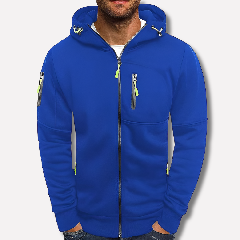 Stilvoller Herren-Hoodie mit Reißverschluss
