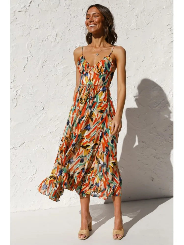 Stilvolles, elegantes Midikleid