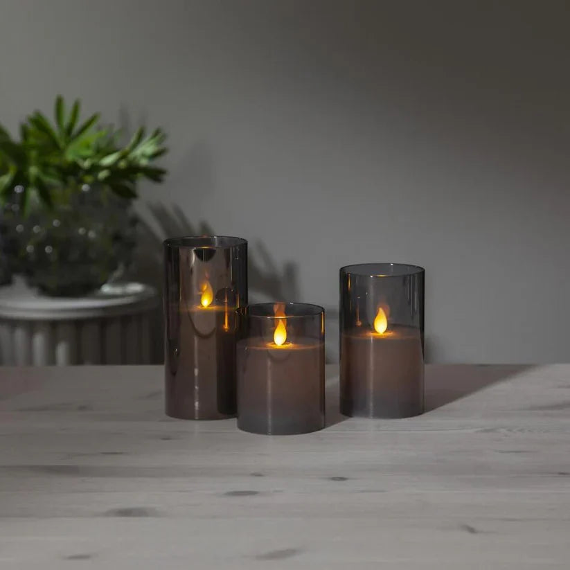 Stimmungsvolle kabellose LED-Kerzen – 3er-Set