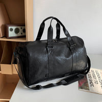 Strapazierfähige Weekender-Reisetasche aus Leder