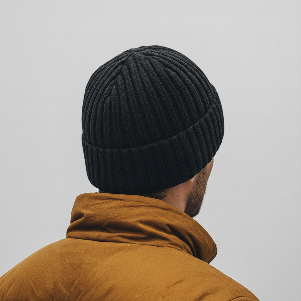 Strickbeanie mit Fleecefutter