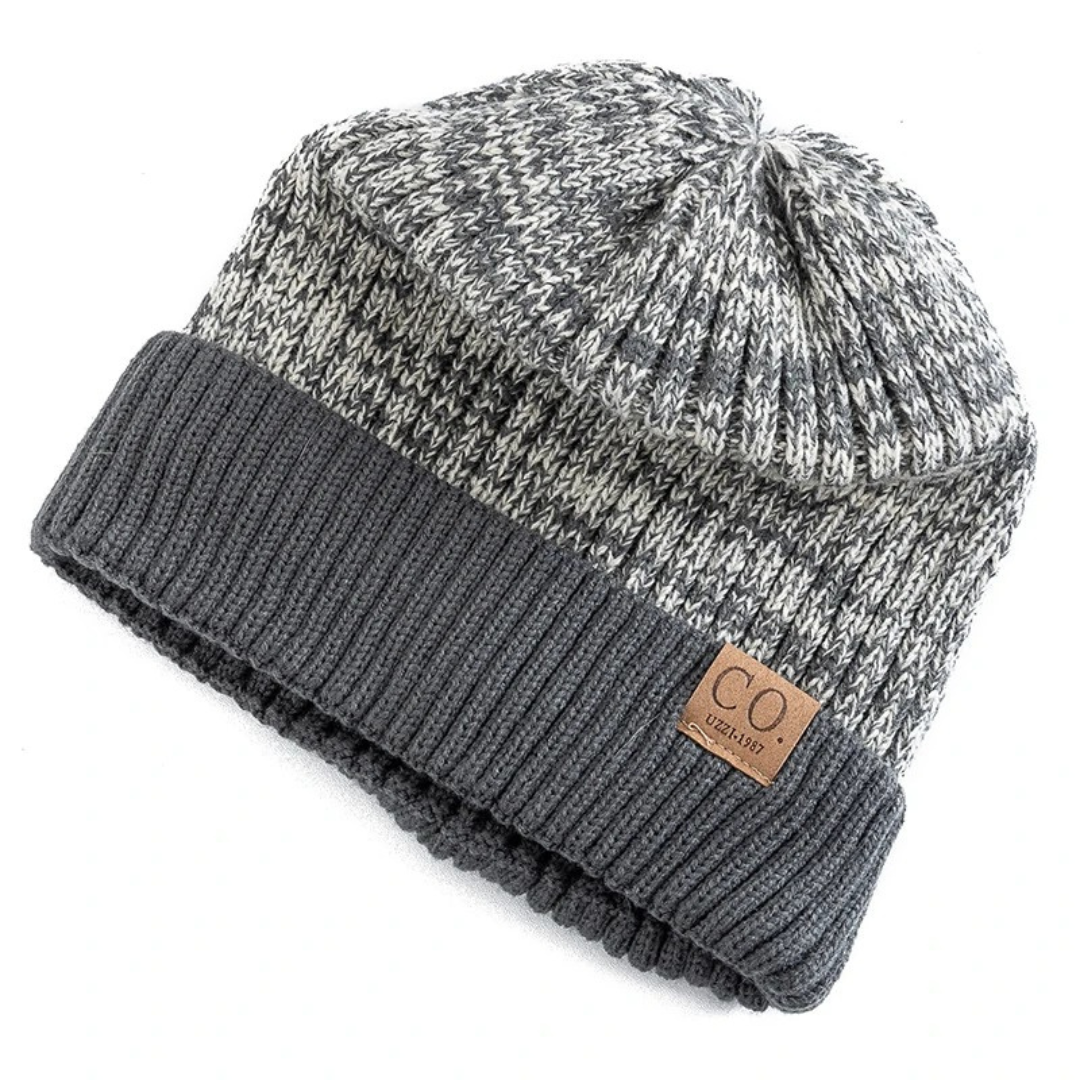 Strickbeanie mit Fleecefutter