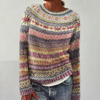 Strickpullover mit Fair-Isle-Muster für Damen
