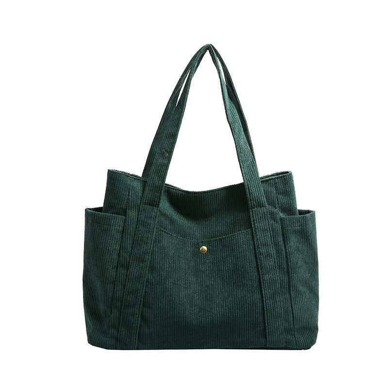 Strukturierte Cord-Tote-Bag