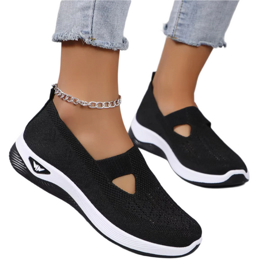 Stützende, flexible, komfortable und atmungsaktive Damen-Schuhe aus Textil
