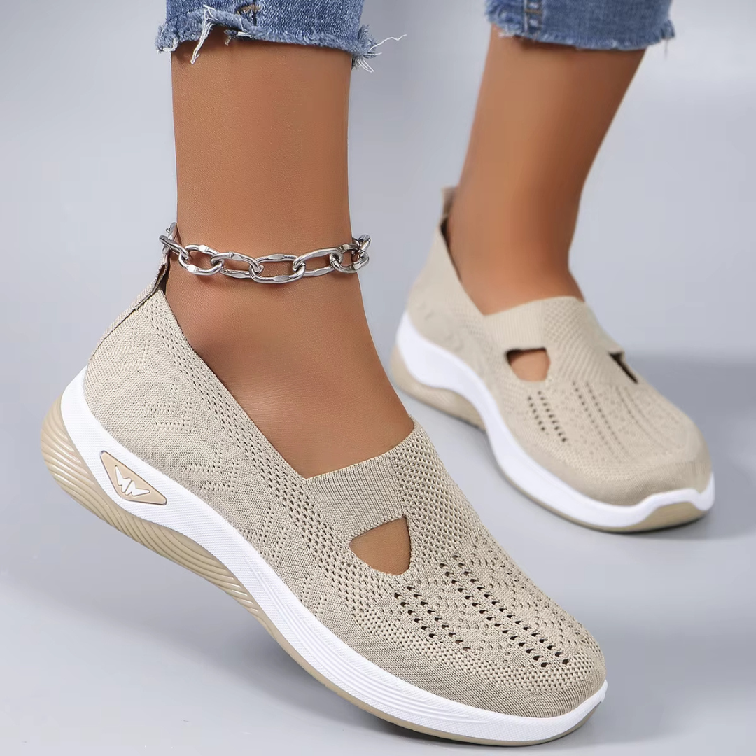 Stützende, flexible, komfortable und atmungsaktive Damen-Schuhe aus Textil