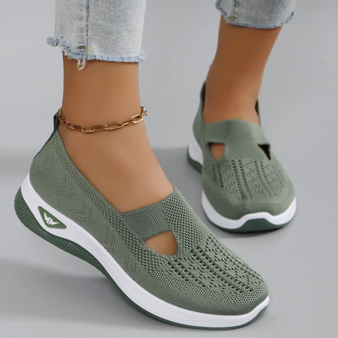 Stützende, flexible, komfortable und atmungsaktive Damen-Schuhe aus Textil