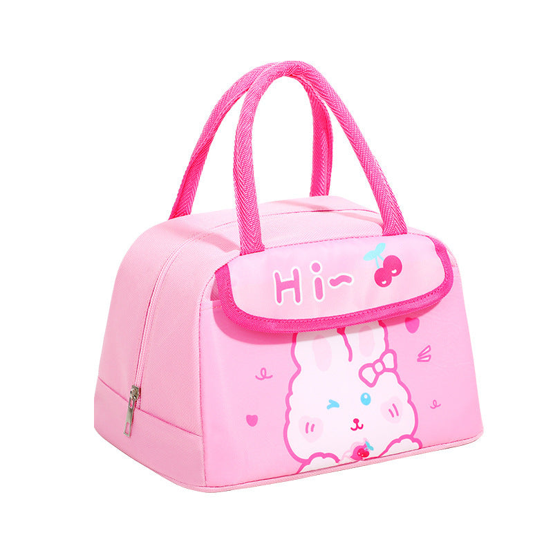 Süße isolierte Lunchtasche mit Dinosauriermotiv