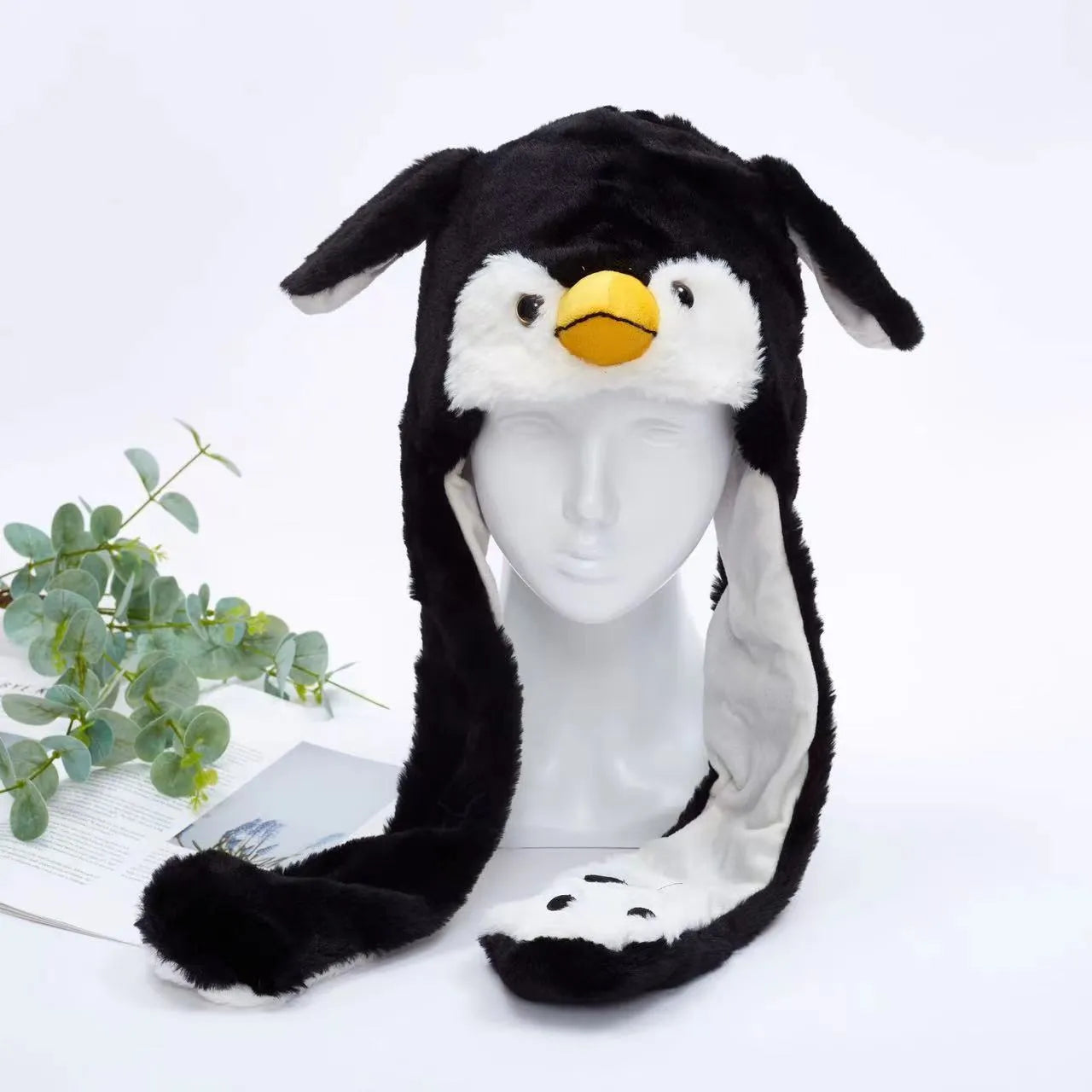 Süße Mütze mit beweglichen Ohren