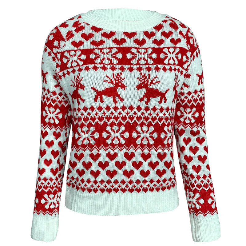 Süßer Damen-Weihnachtspullover für den Winter