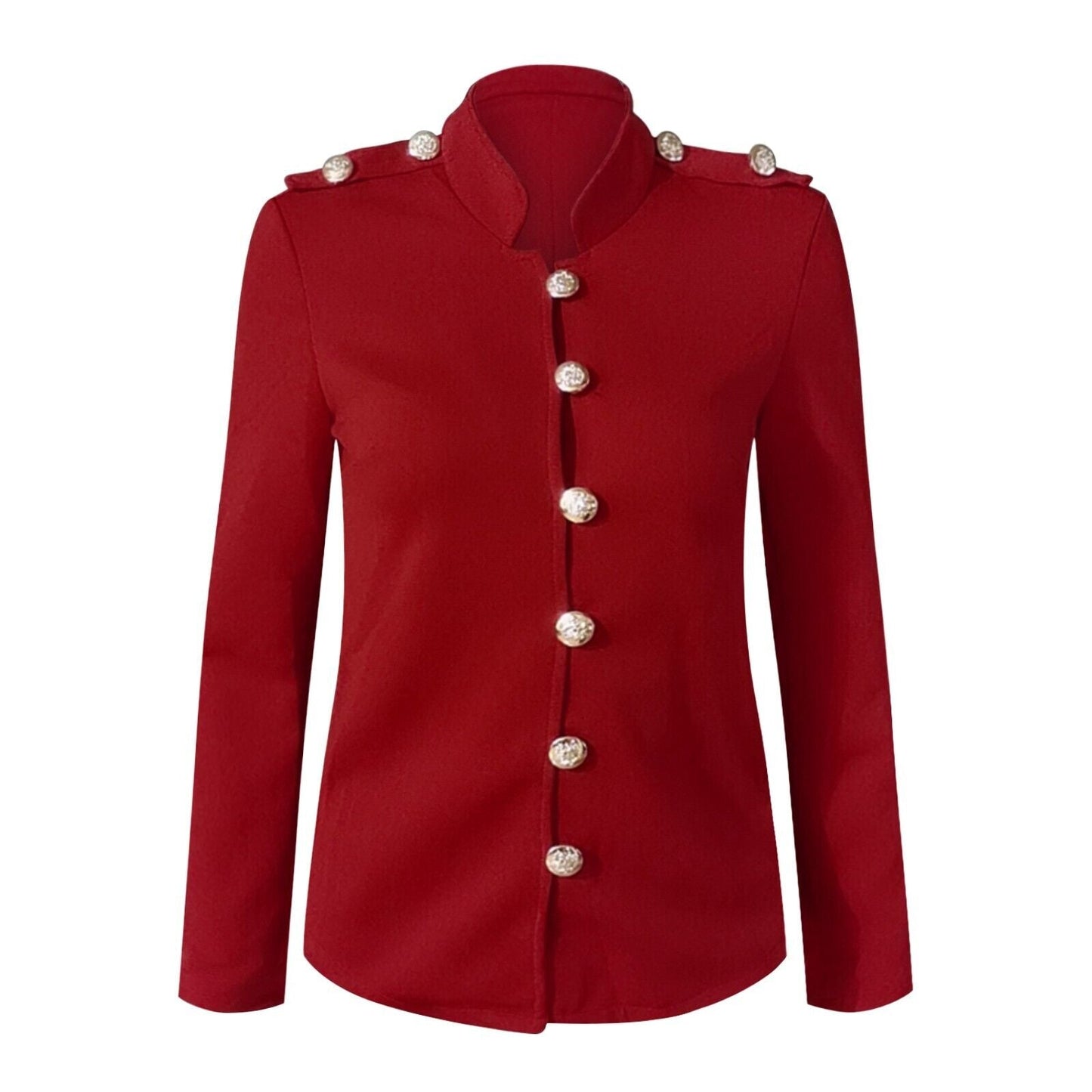 Taillierte Damen-Blazerjacke mit Knöpfen vorne
