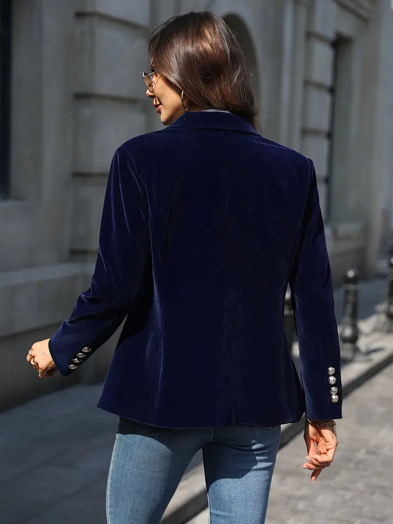 Taillierte langärmlige Blazerjacke für Damen