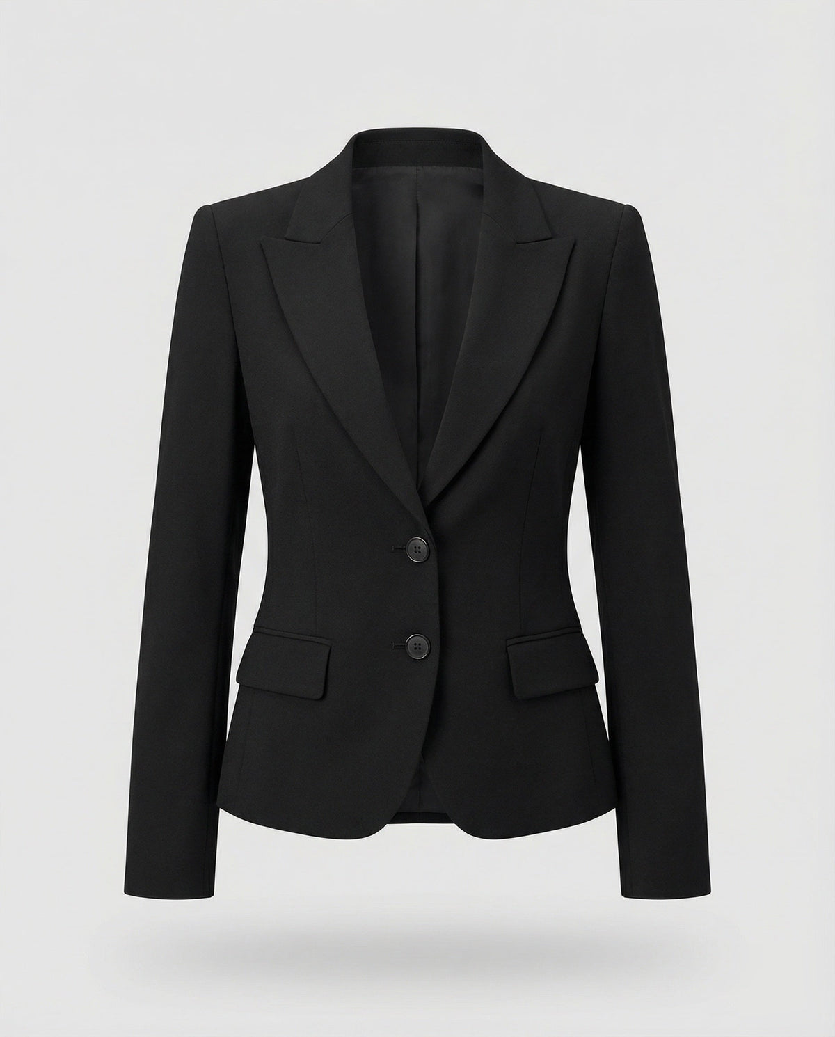 Taillierter Damen-Businessblazer mit Schößchen