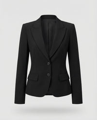 Taillierter Damen-Businessblazer mit Schößchen