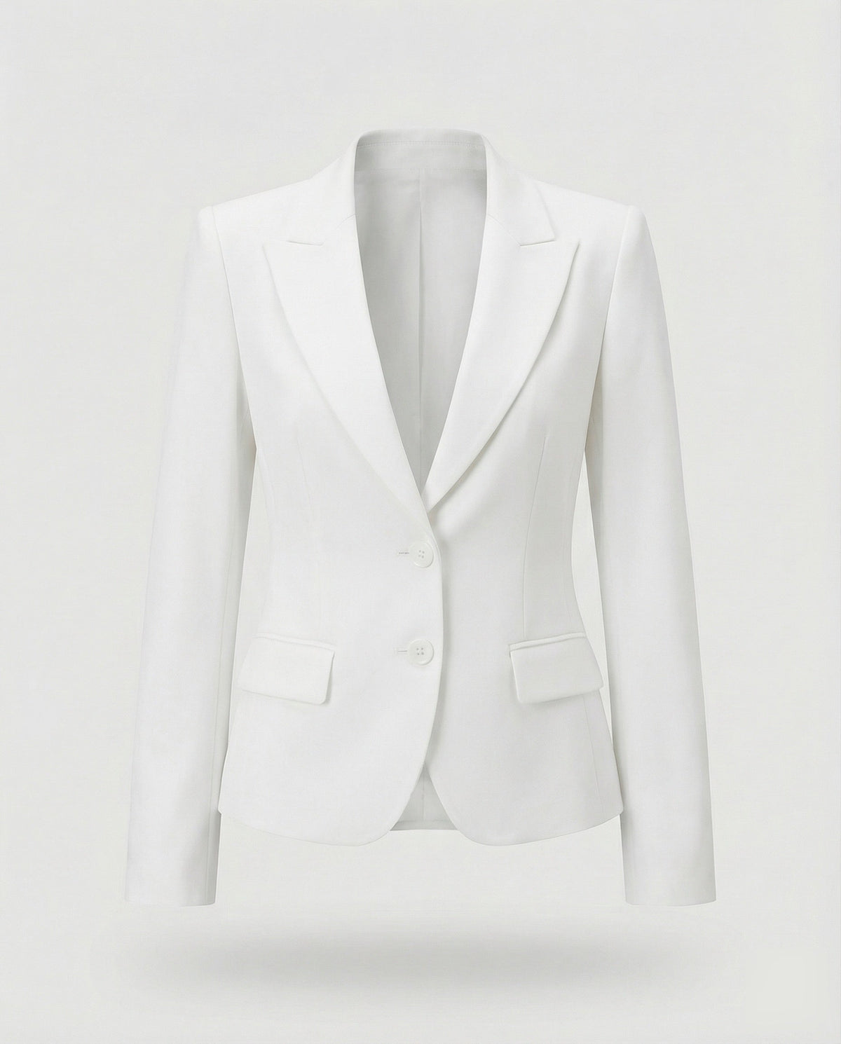 Taillierter Damen-Businessblazer mit Schößchen