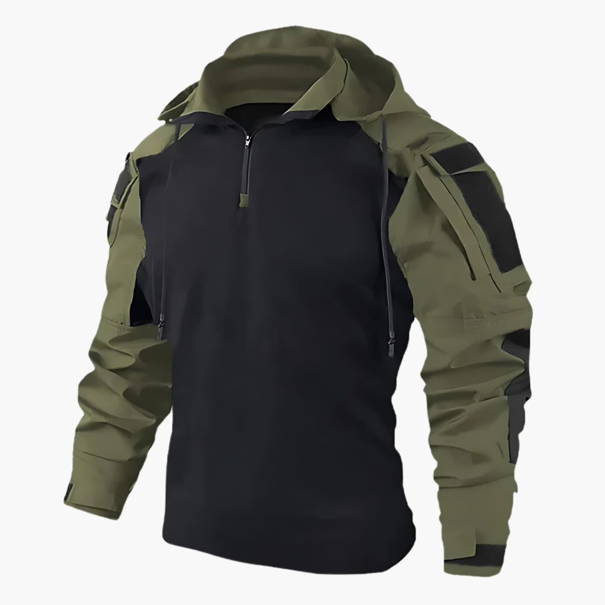 Taktische Herren-Winterjacke mit Kapuze