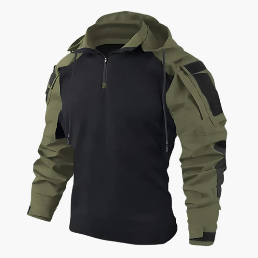 Taktische Herren-Winterjacke mit Kapuze