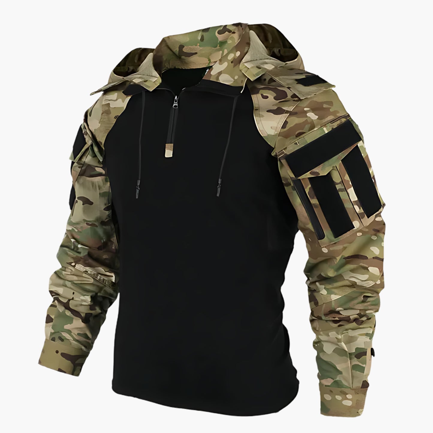 Taktische Herren-Winterjacke mit Kapuze