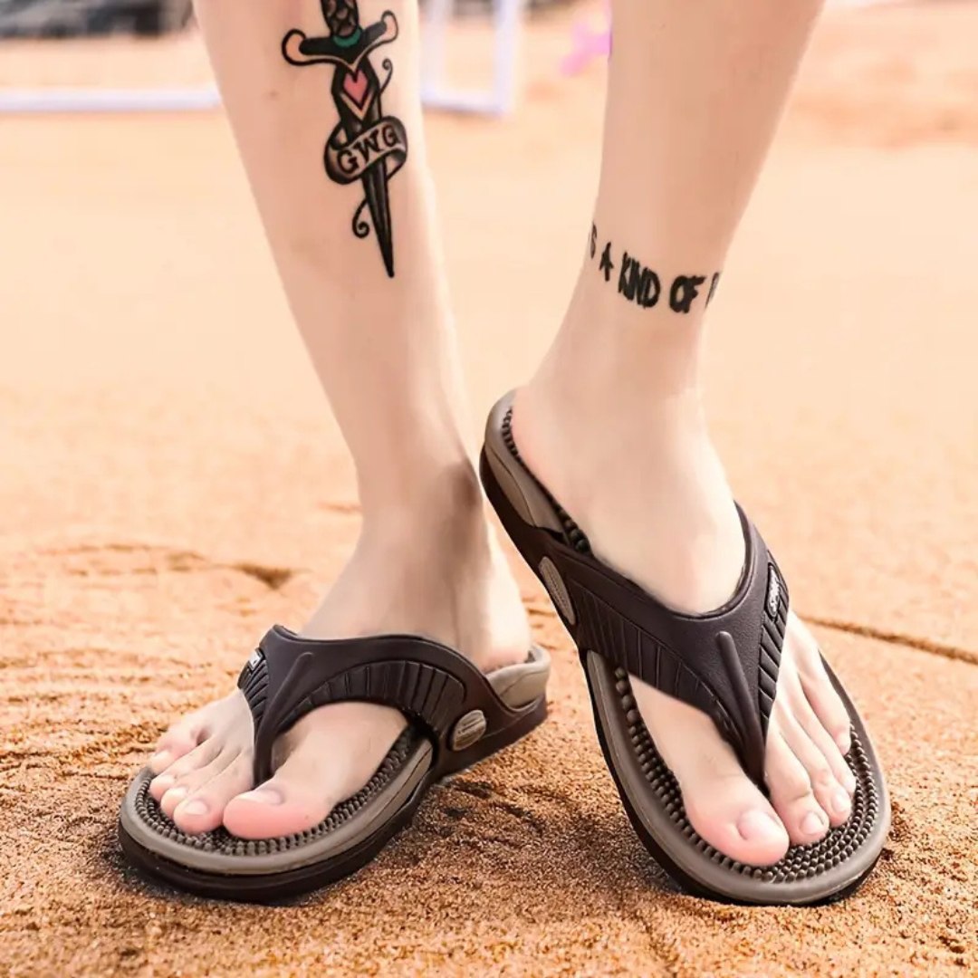 Therapeutische Akupressur-Massage-Flip-Flops