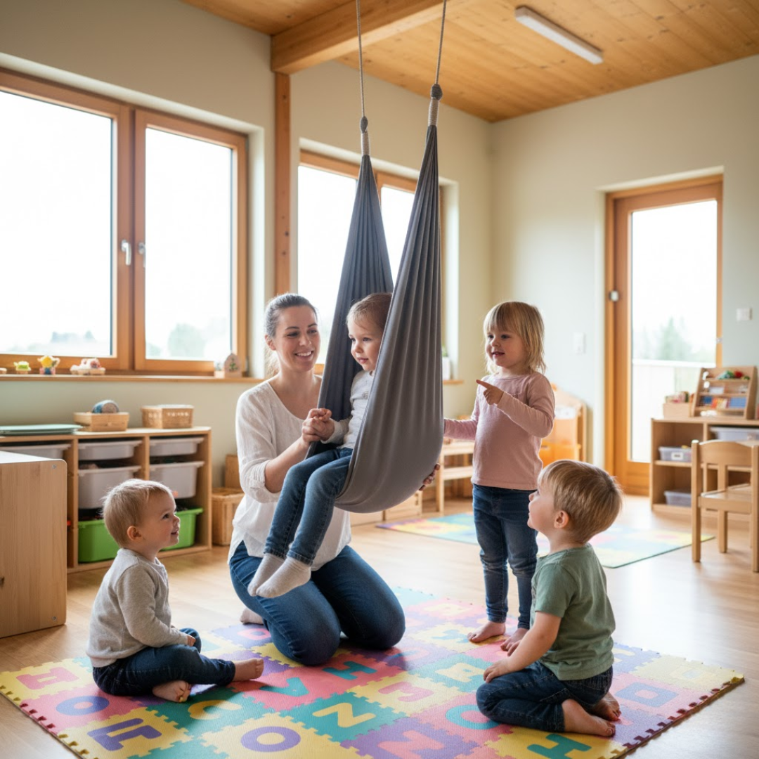 Therapieschaukel – beruhigende Sensorikschaukel für Kinder und besondere Bedürfnisse