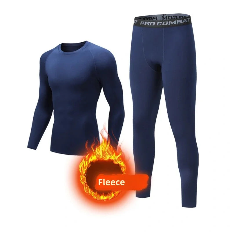 Thermo-Kompressionsset aus Wolle für Herren – Schnelltrocknend