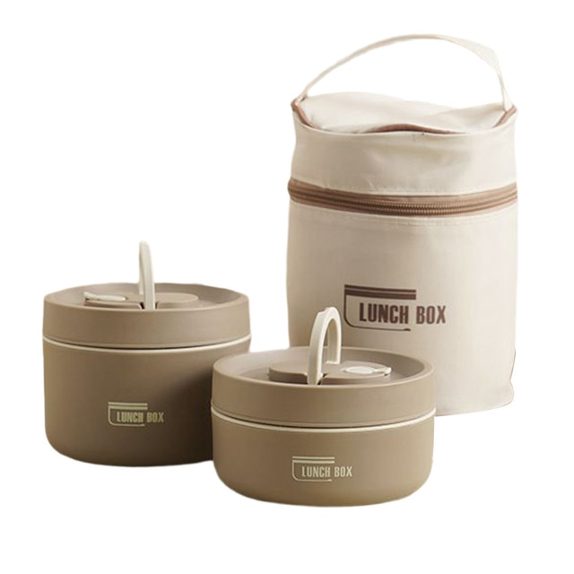 Thermo-Lunchbox aus Edelstahl für Arbeit, Schule und unterwegs