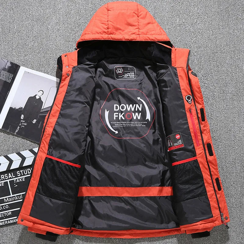 Thermo-Skijacke – warme, winddichte Wintersportjacke