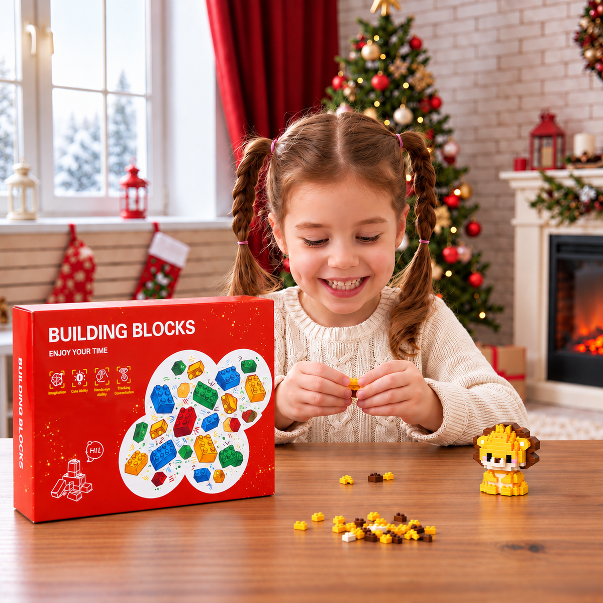 Tiere-Bausteine-Adventskalender – 24 Tage mit süßen Baufiguren