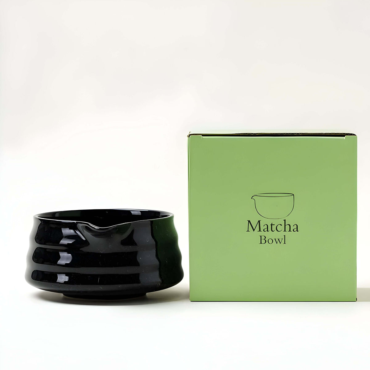 Traditionelles Matcha-Zubereitungsset mit Schale für Zuhause