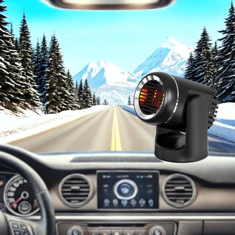 Tragbare 12V-Autoheizung mit 360°-Drehung und Überhitzungsschutz