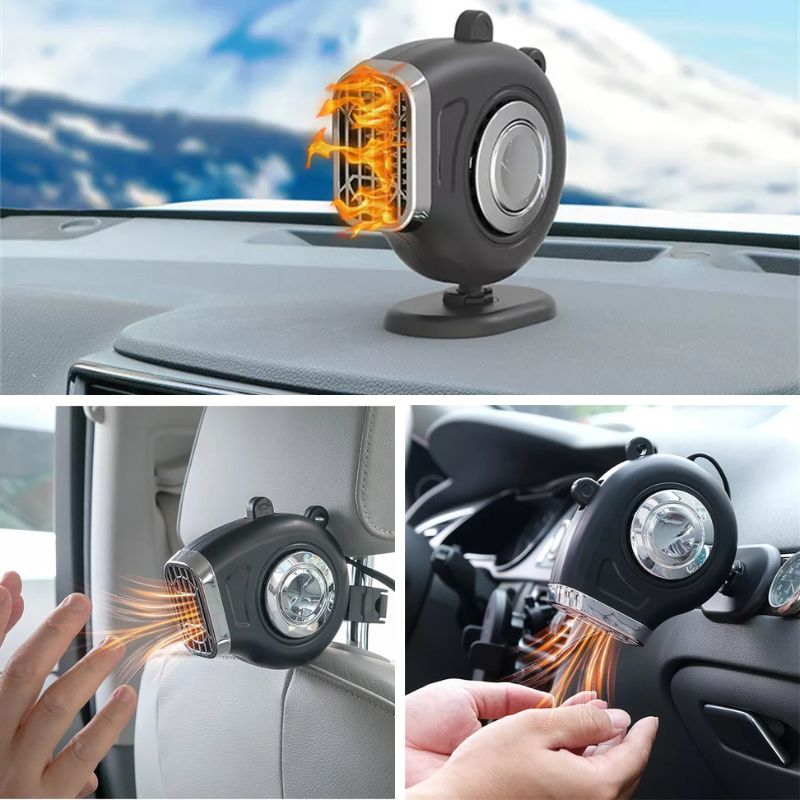 Tragbare 12V-Autoheizung mit 360°-Winkelverstellung