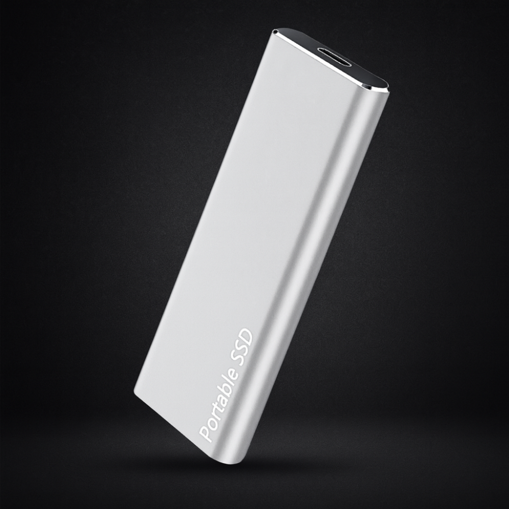 Tragbare externe Aluminium-SSD – Schnelle Übertragungen, leichtes Design, USB-C