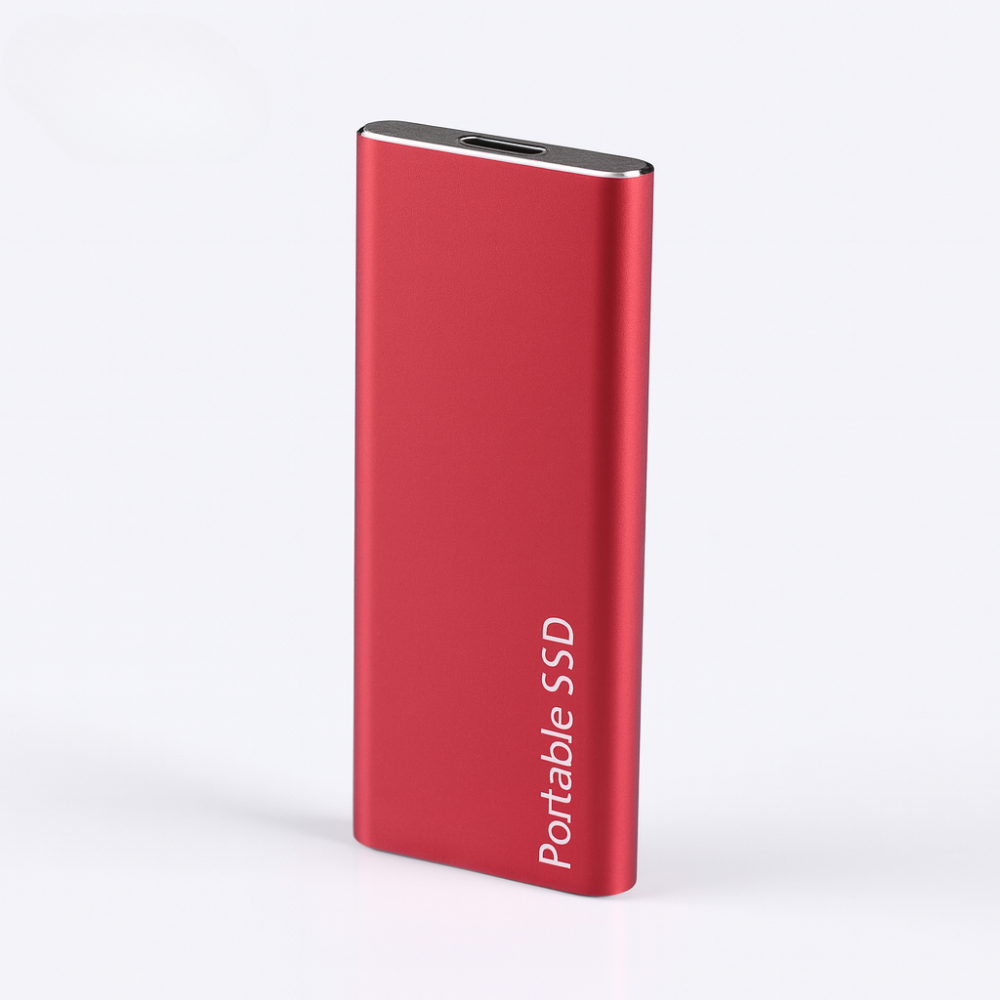 Tragbare externe Aluminium-SSD – Schnelle Übertragungen, leichtes Design, USB-C