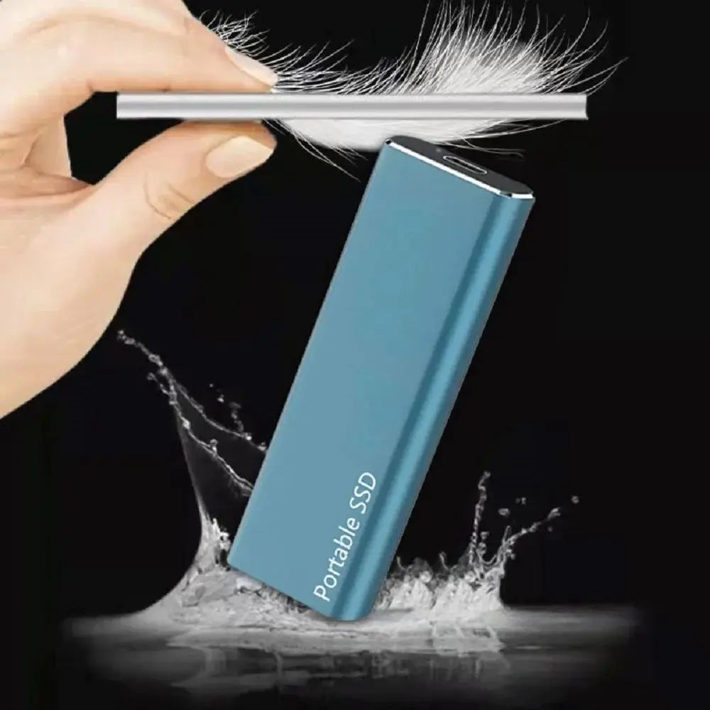 Tragbare externe Aluminium-SSD – Schnelle Übertragungen, leichtes Design, USB-C