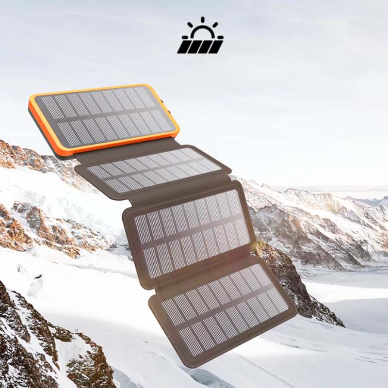 Tragbare, faltbare und wasserdichte Solar-Powerbank