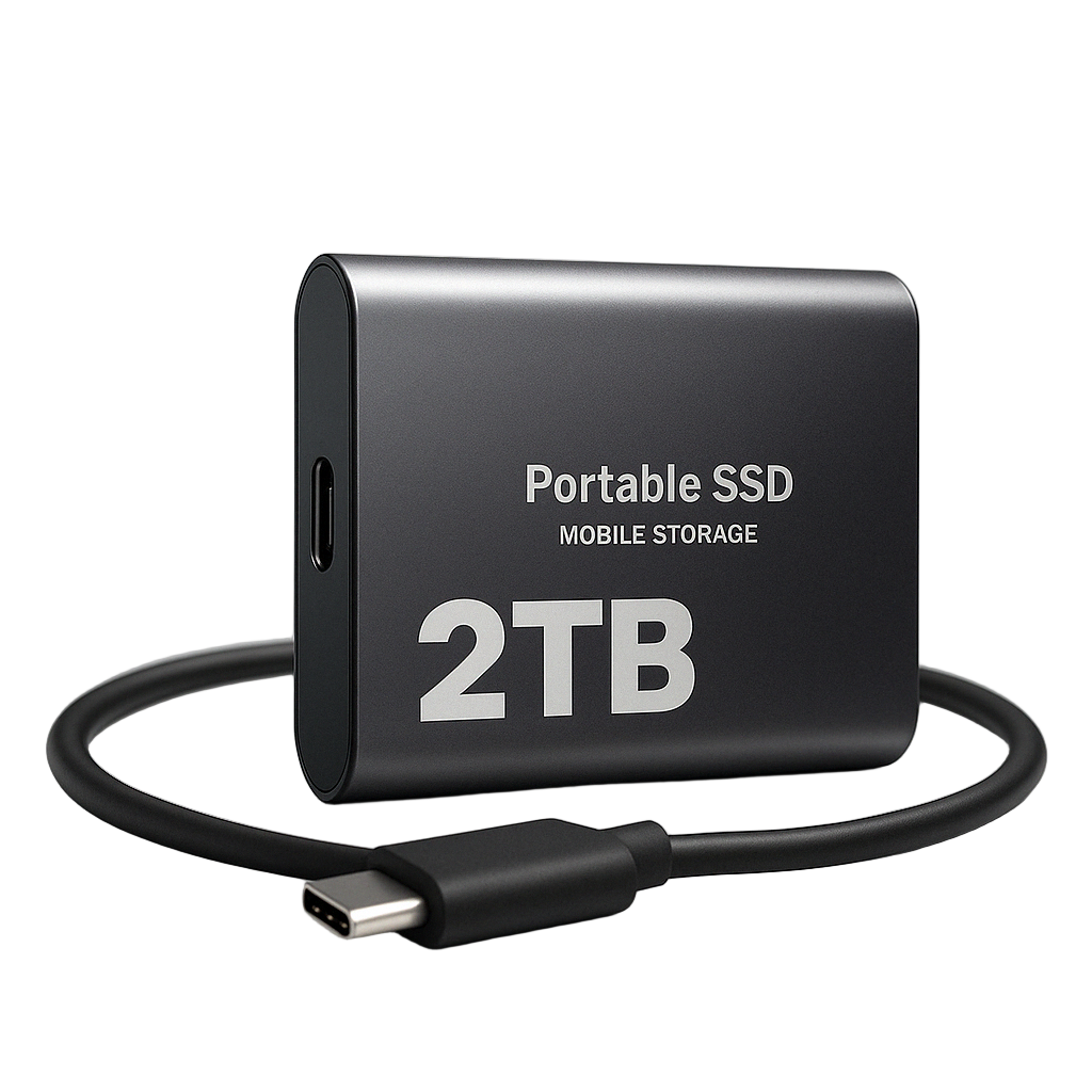 Tragbare Festplatte – schnelle SSD im kompakten Design