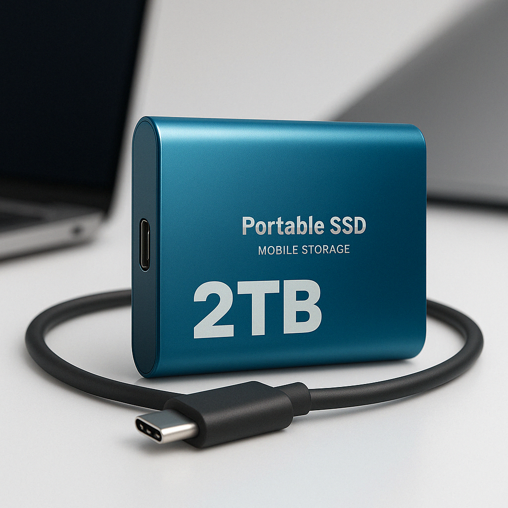 Tragbare Festplatte – schnelle SSD im kompakten Design