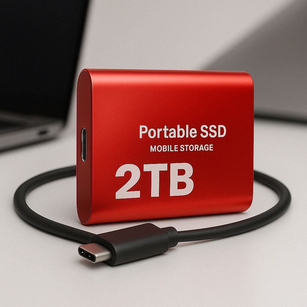 Tragbare Festplatte – schnelle SSD im kompakten Design