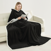 Tragbare Kuscheldecke mit Sherpa-Futter