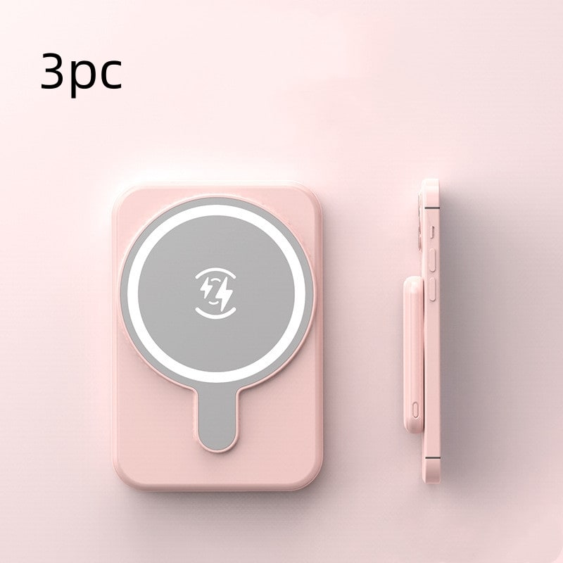 Tragbare magnetische Schnelllade-Powerbank für Smartphones mit 10.000 mAh, kabellos und im schlanken Design
